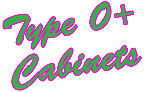 Type O+ Cabinets Logo